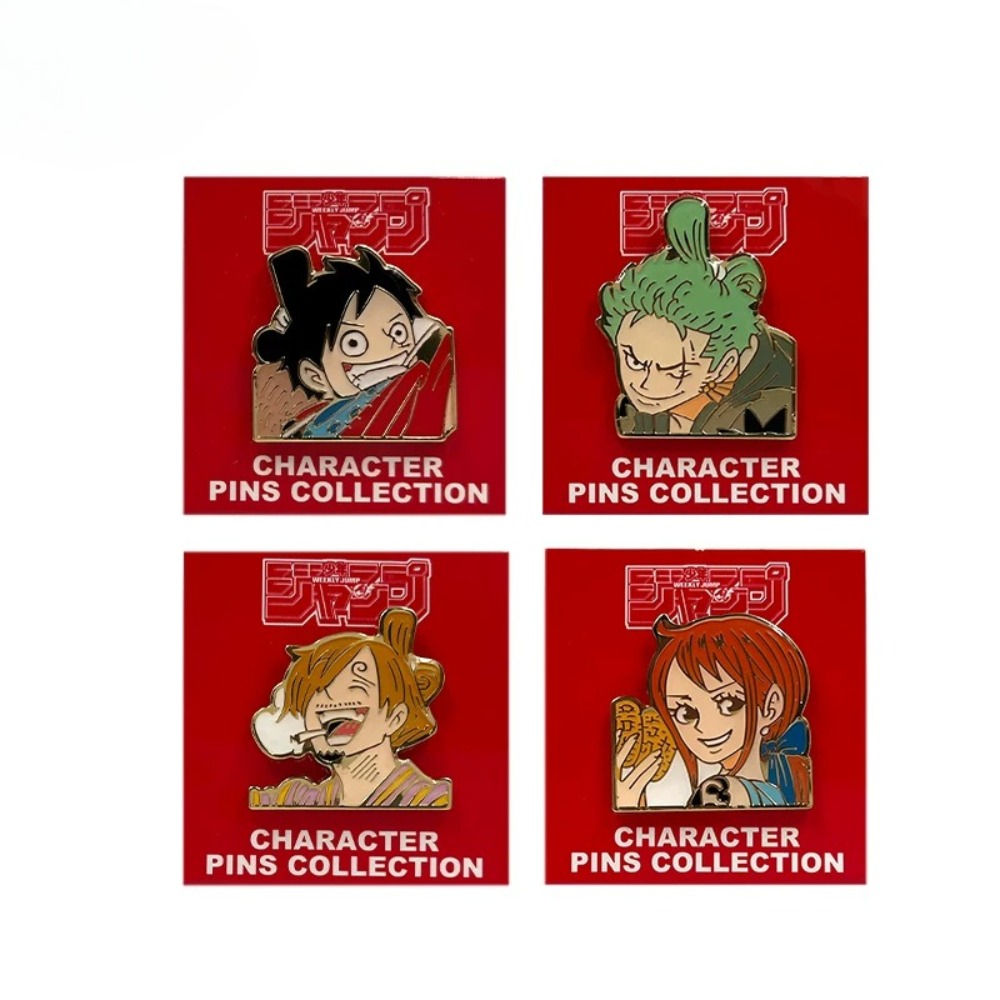 Luffy Anime Merchandise - Oficjalne broszki z motywem One Piece,