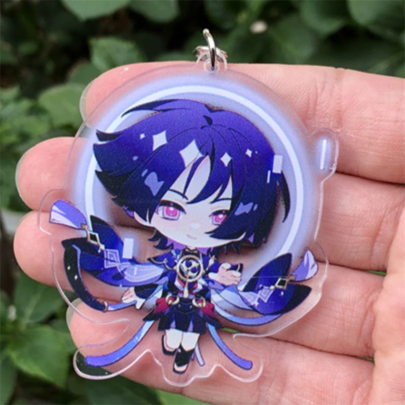 Anime Merchandise China - Breloczek Cosplay Genshin Impact Akrylowy Wisiorek