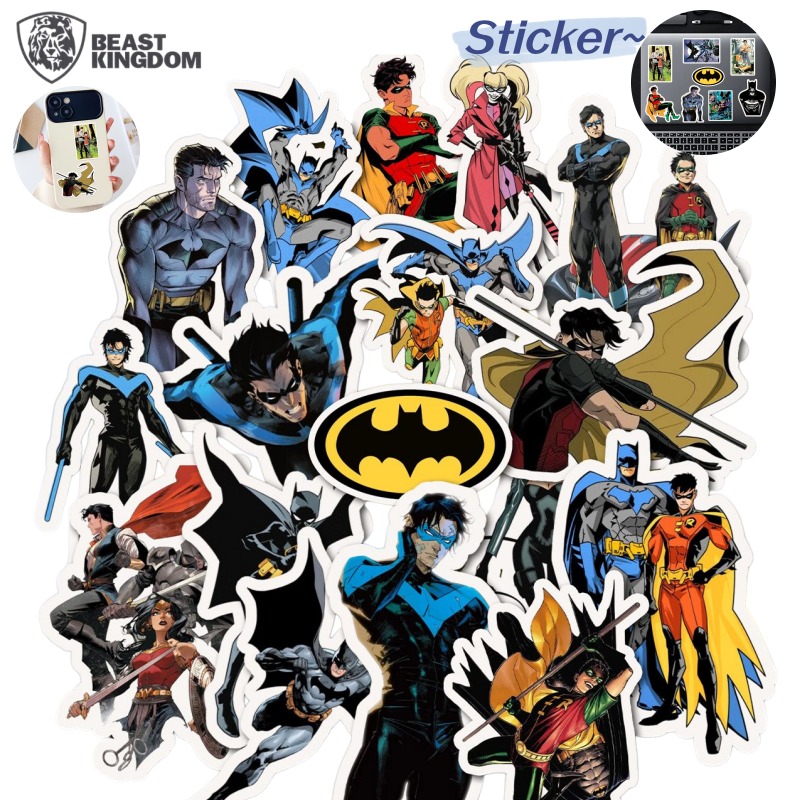 Anime Kingdom Merchandise - Beast Kingdom Batman Anime Merchandise Naklejki