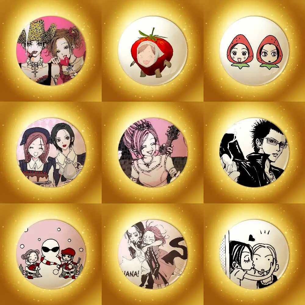 Nana Anime Merchandise - Anime N-NANA Emaliowane przypinki ręcznie robione
