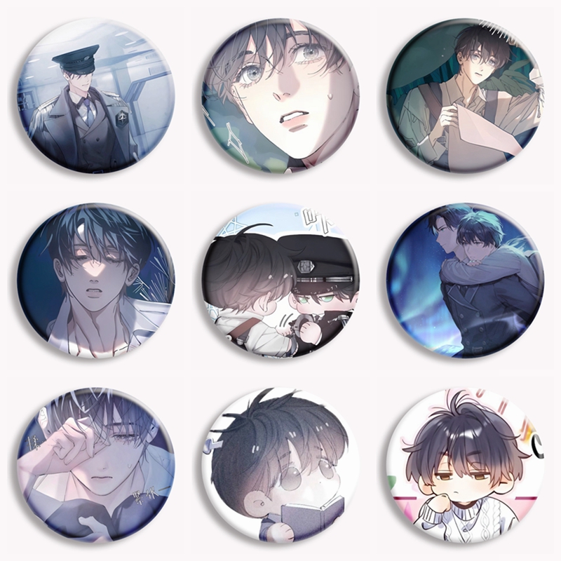 Pin Button Badge - Koreański Manhwa Little Mushroom Button Pin