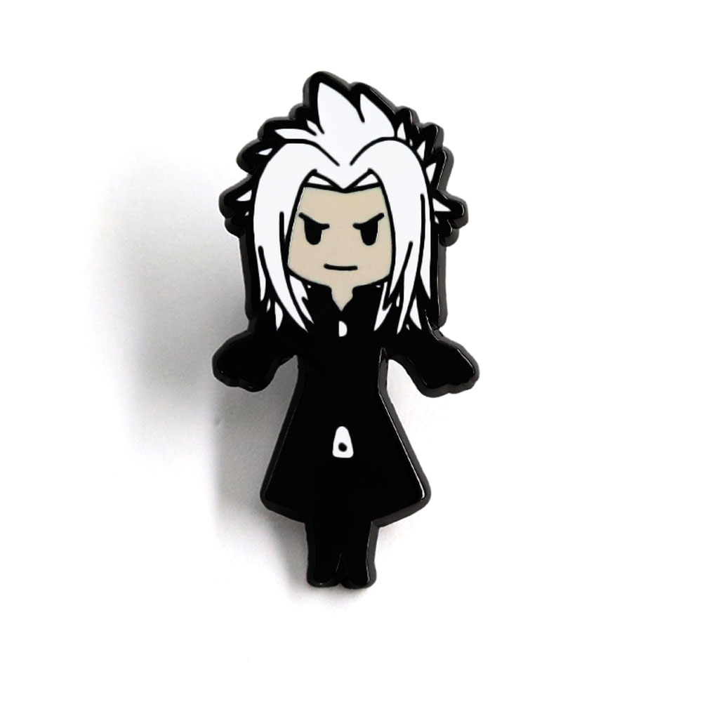 Anime Kingdom Merchandise - Przypinka Kingdom Hearts Xemnas, broszka Czarna