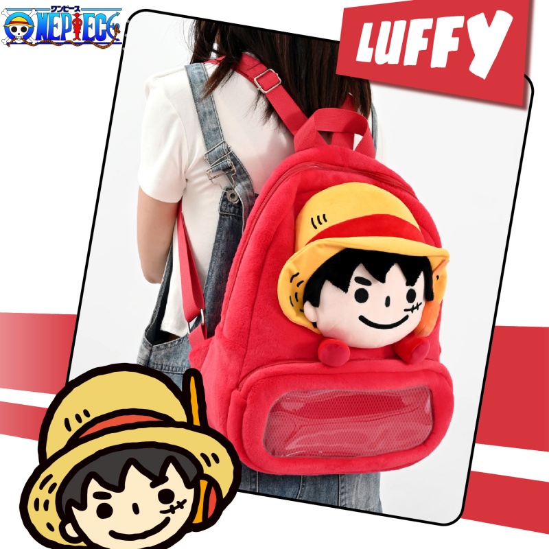Luffy Anime Merchandise - Plecak One Piece, kreskówkowy Monkey D.