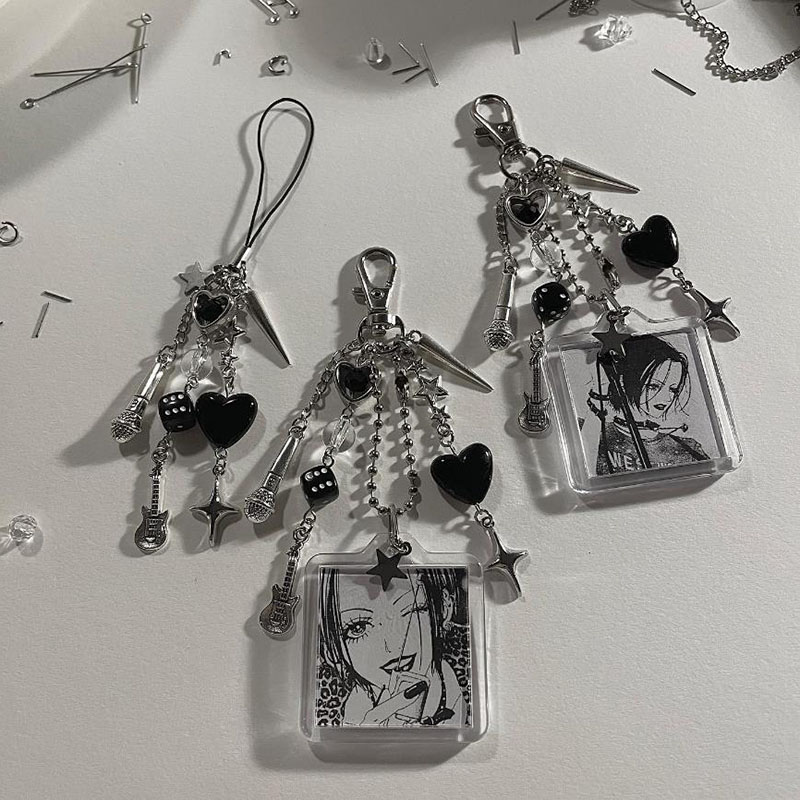 Nana Anime Merchandise - breloki do kluczy nana z koralikami