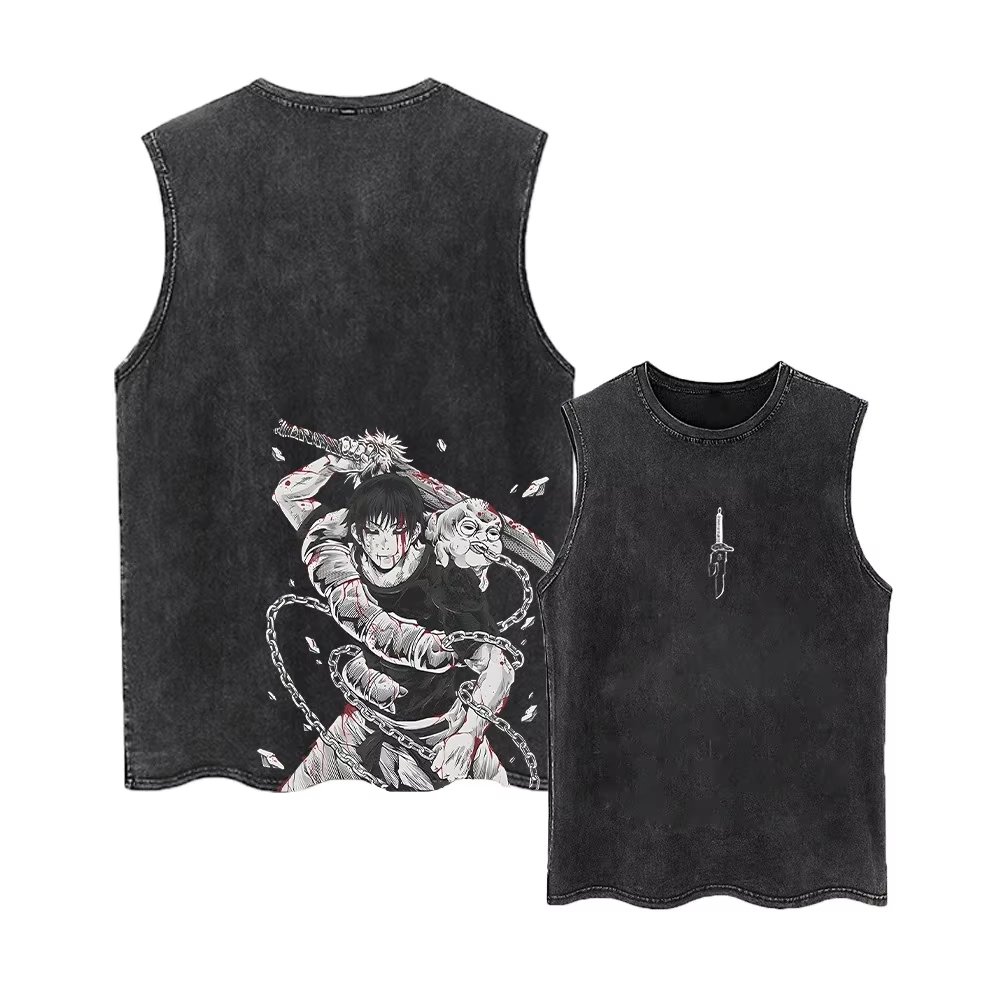 Anime Merchandise Men - Koszulka bez rękawów Jujutsu Kaisen na