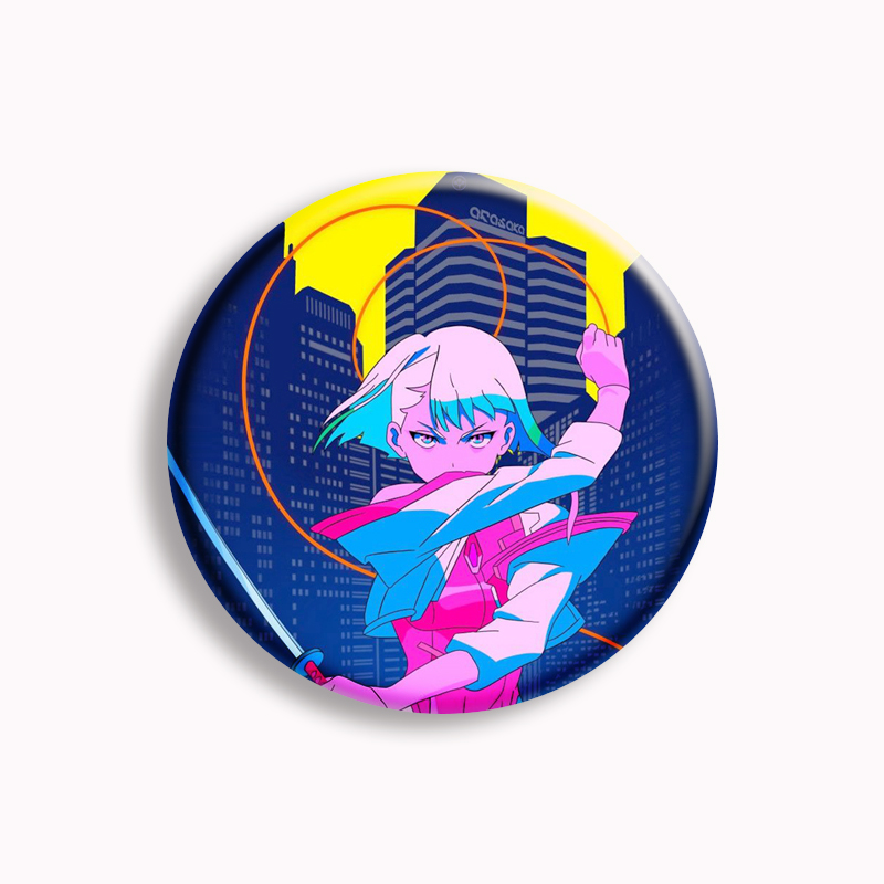 Cartoon Anime C_Cyberpunks E-E – Pin Button Badge recenzja i cena