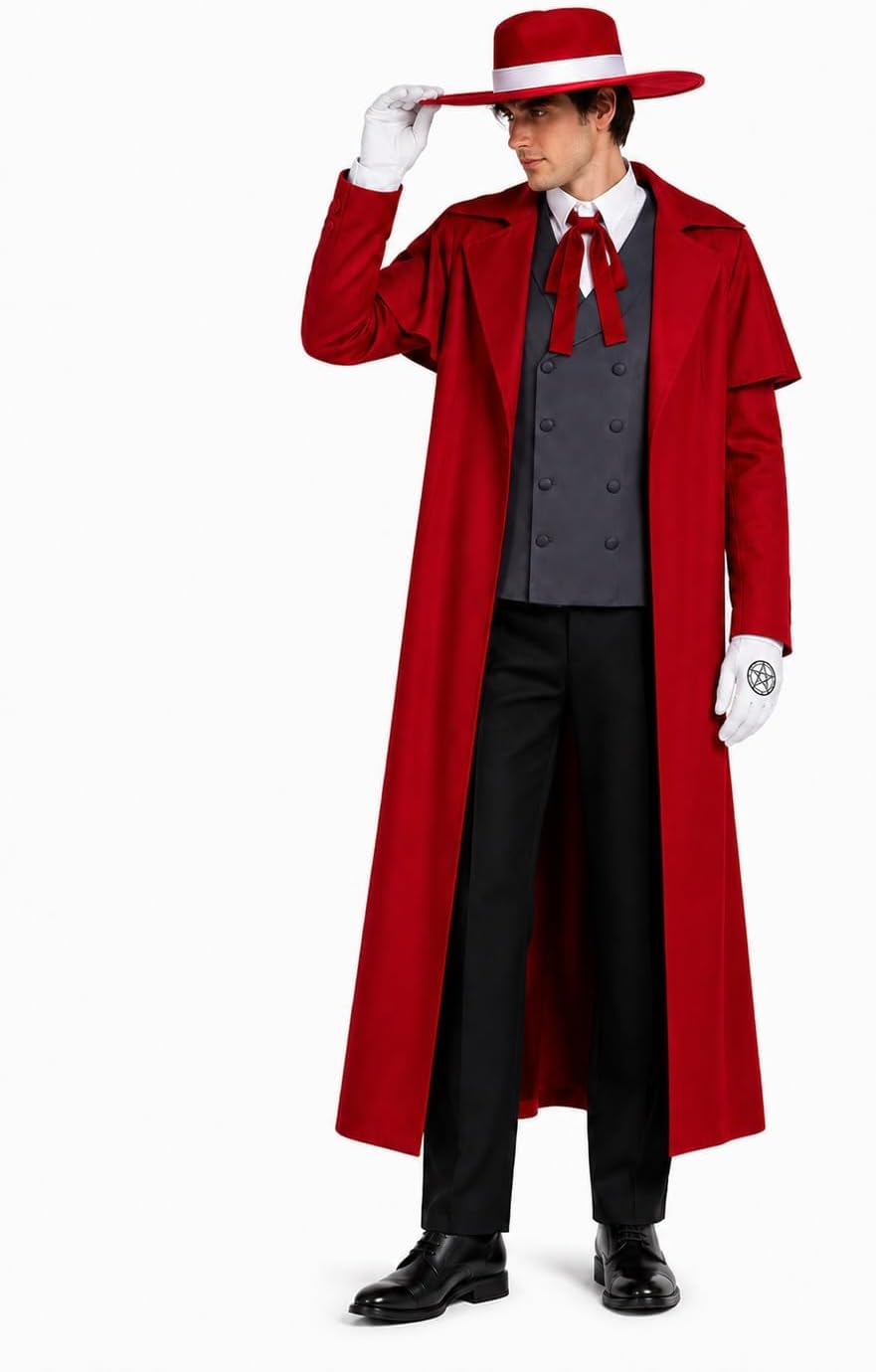 Kostium cosplay Anime Alucard  – Anime Merchandise Men recenzja i cena