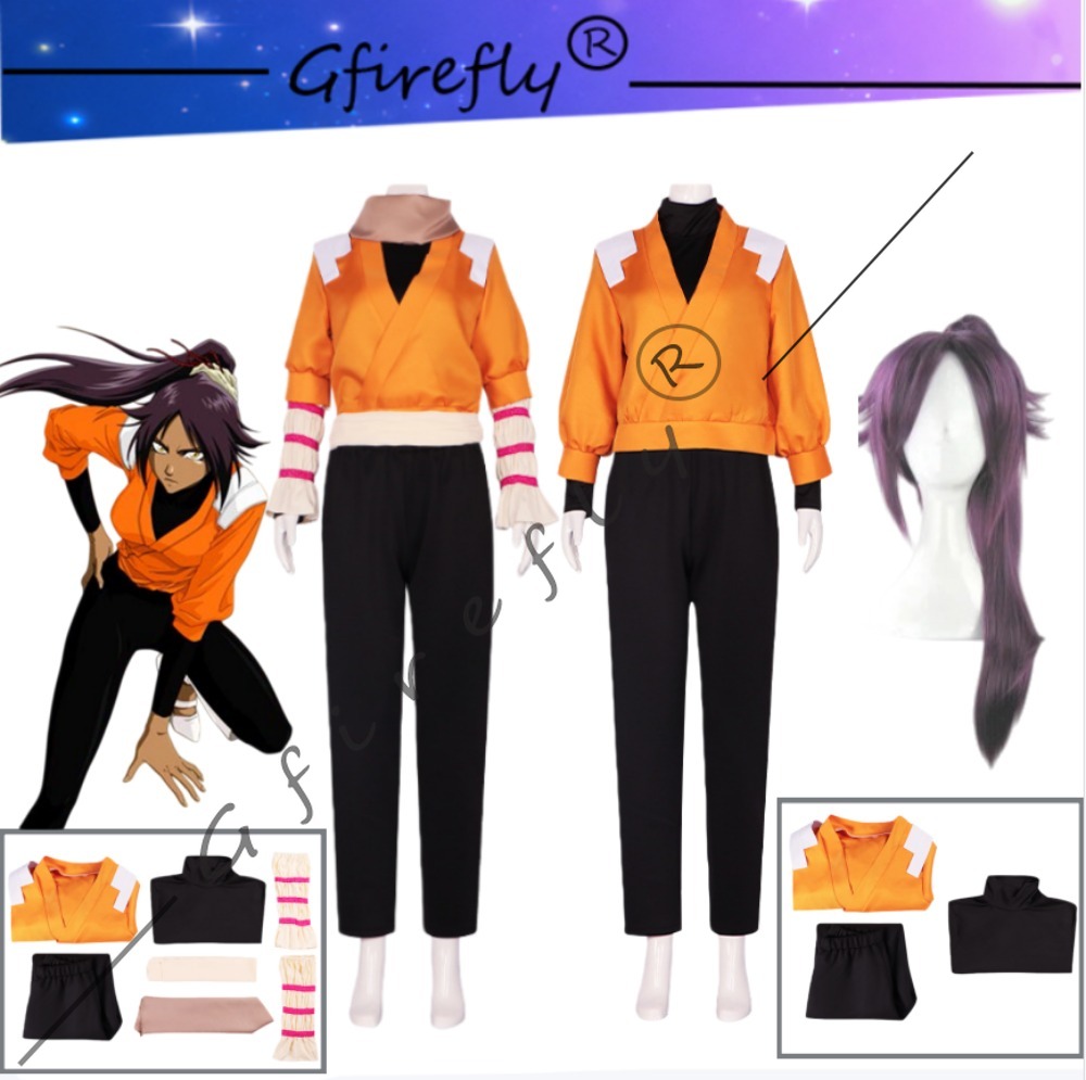 Kostium Cosplay BLEACH Yoruich – Cosplay Wig Colored recenzja i cena