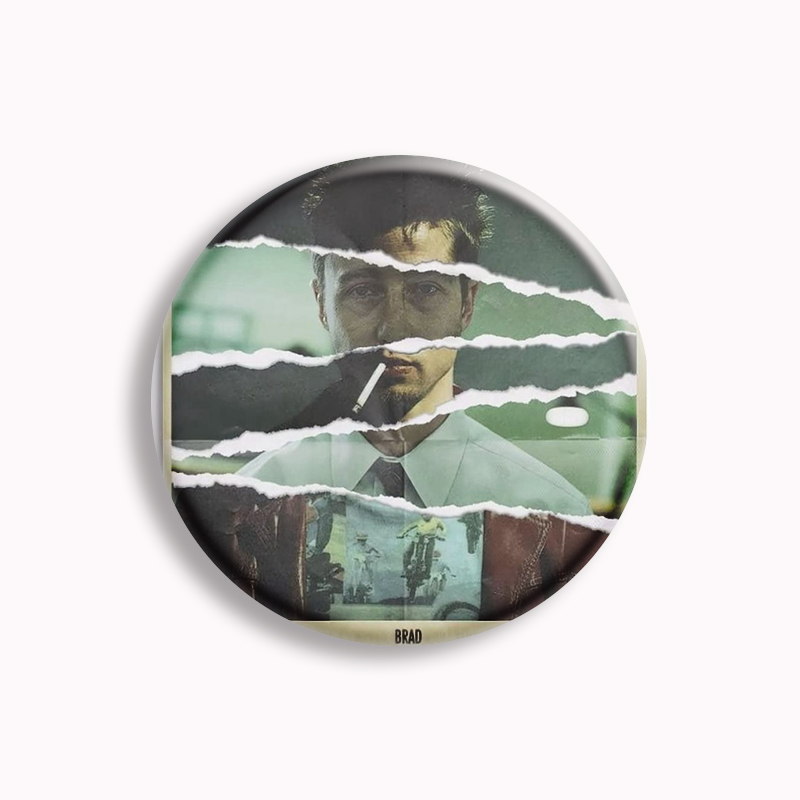 Retro Classic Film Fight Club  – Pin Button Badge recenzja i cena
