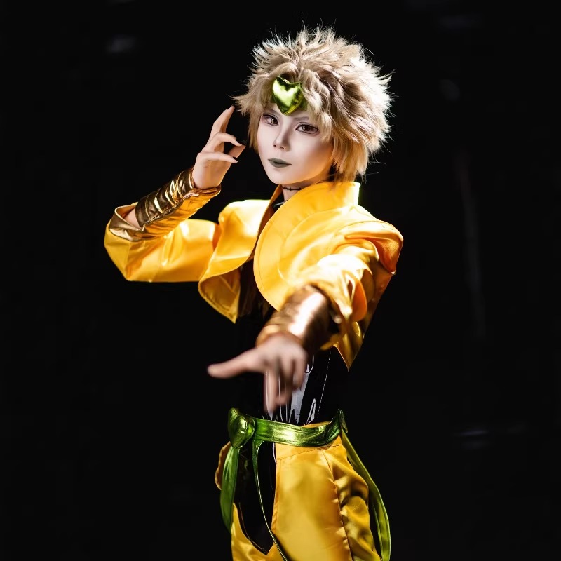 Kostium Cosplay Dio Brando JoJ – Cosplay Wig Colored recenzja i cena